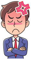 Business man - angry