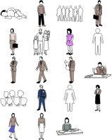 different people icons