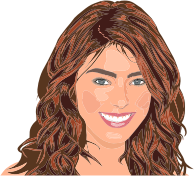 Red Head Woman Portrait By Heblo