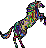 Chromatic Stylized Horse 3