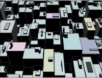 crowded city