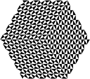 8-23-2017 triangle design black and white