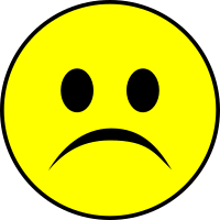 Frowning smiley