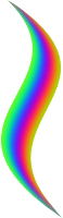 Rainbow flourish
