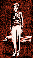 Amelia Earhart Standing