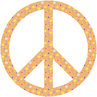 Cute Floral Peace Sign