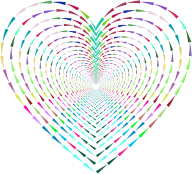 Prismatic Heart Spikes Tunnel