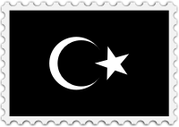 Cyrenaica flag stamp