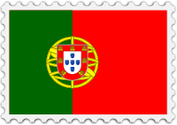 Portugal flag stamp