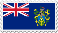 Pitcairn Islands flag stamp