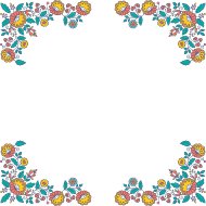 Floral Frame Abstract