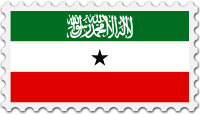 Somaliland flag stamp