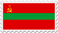 Transnistria flag stamp