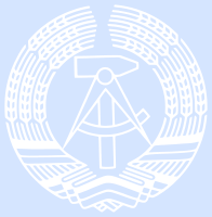 GDR emblem DDR negative