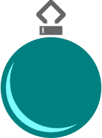 Simple tree bauble 1 (colour)