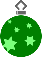 Simple tree bauble 3 (colour)