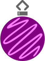 Simple tree bauble 7 (colour)