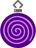 Simple tree bauble 8 (colour)