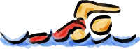 Abstract swimmer