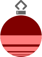 Simple tree bauble 16 (colour)