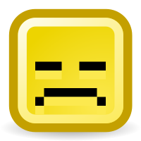 Sad face