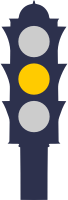 Traffic light (amber)