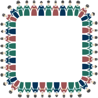 Women Holding Hands Square