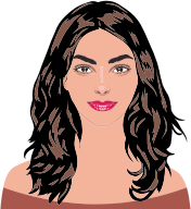 Brown Haired Woman By Heblo