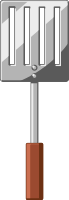 Cartoon spatula