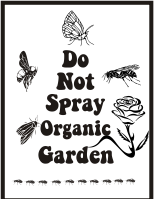 No spray organic garden