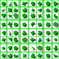 Shapes pattern 2 (colour 2)