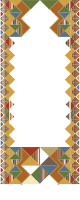 Funky Geometric Poster Frame