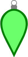 Simple tree bauble 23 (colour)