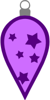 Simple tree bauble 28 (colour)