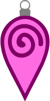 Simple tree bauble 29 (colour)