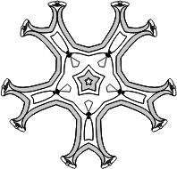 reindeer horns roundel