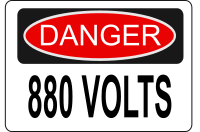 Danger - 880 Volts