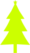 Christmas tree Silhouette 