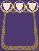 Purple Shield Frame