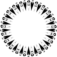 Abstract Men And Women Circle