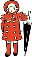 Girl with umbrella