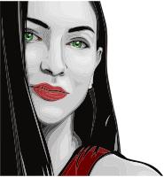 Stylized Woman Portrait