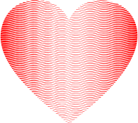 Wavy Heart Line Art 2