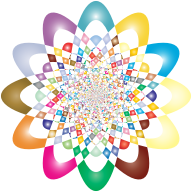 Geometric Vortex Prismatic No Background