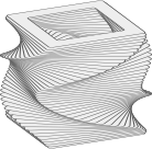 Animated Twisted Block