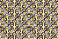 Fleurs-de-lys pattern 2 (colour)
