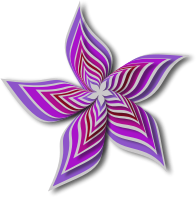 Abstract flower 28 (colour 8)