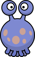 Floating alien