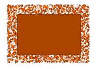 Border with brown leaves