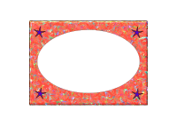 Border with four Stars
